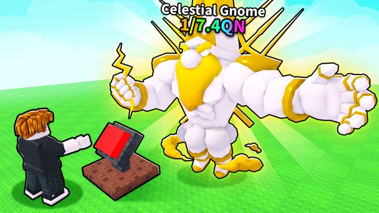 Roll A Gnome official Roblox game artwork